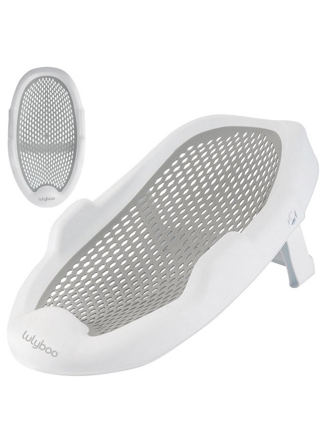 Lulyboo دعم حوض استحمام الأطفال القابل للطي من لوليبو - مثالي للأطفال أقل من 6 أشهر - دعم حوض استحمام للأطفال لزيادة الأمان والراحة - دعم حوض استحمام الرضع يناسب بسهولة في الأحواض القياسية - Image 1