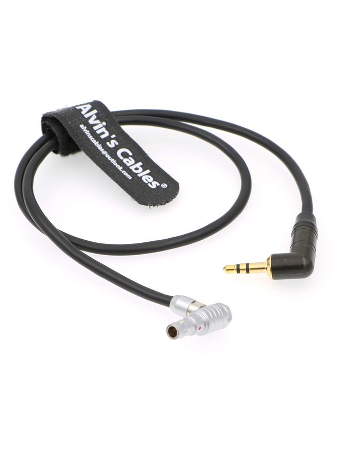 Alvin's Cables Audio Cable for ARRI Alexa Mini Camera Right Angle 5 Pin Male to 3.5mm Right Angle TRS 20 Inches - Image 2