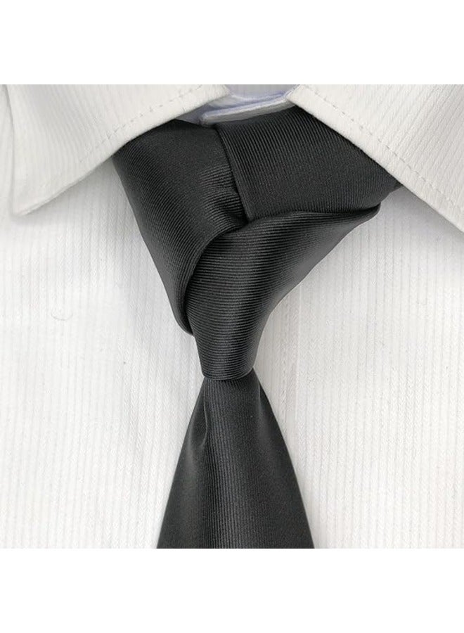 Kingman Solid Formal Slim Necktie For Men - Plain Neck Tie - Neck Tie for Shirt and Suit  - Image 3