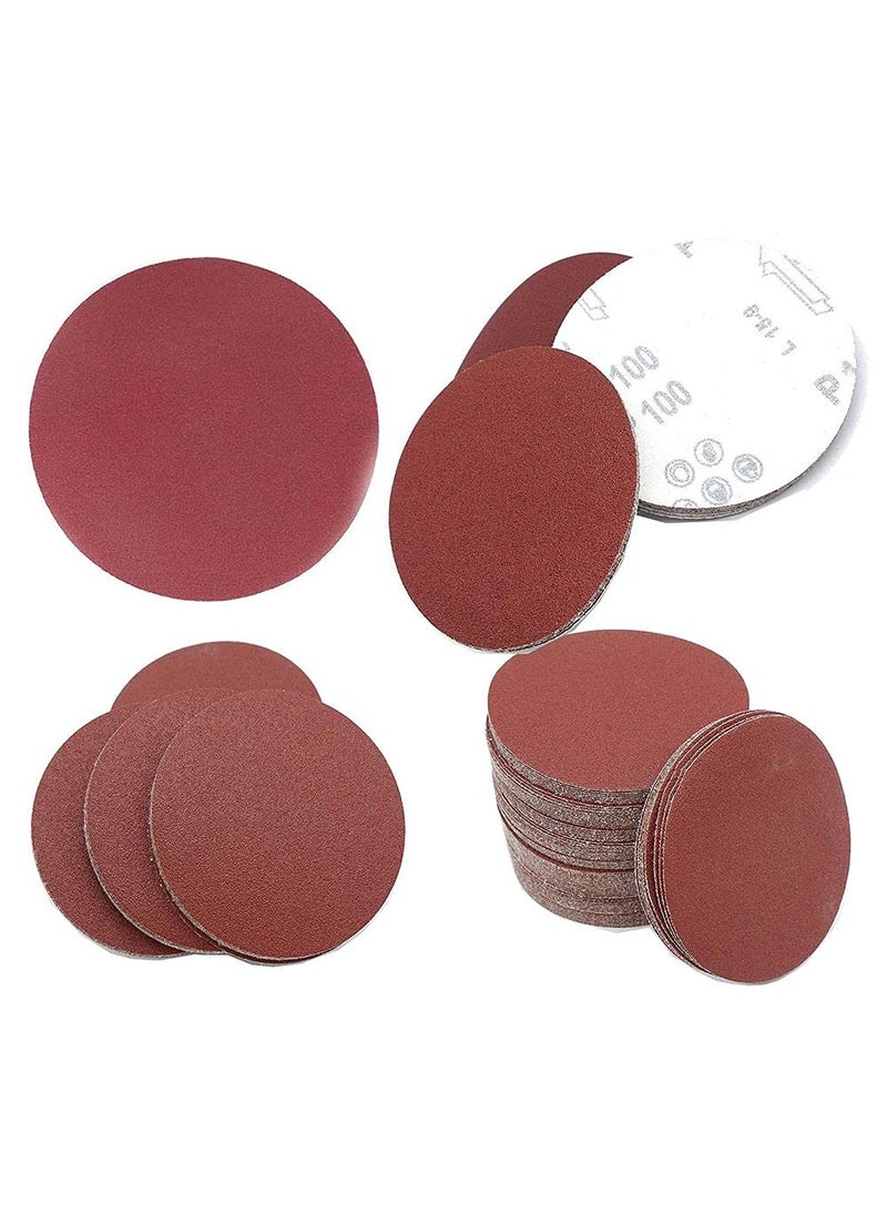 DIY Crafts DIY Crafts CTDIYHI52711 Abrasive 1 Inch 25mm Round Sandpaper Disk Sand Sheets Grit Hook and Loop Sanding Disc for  - Image 1