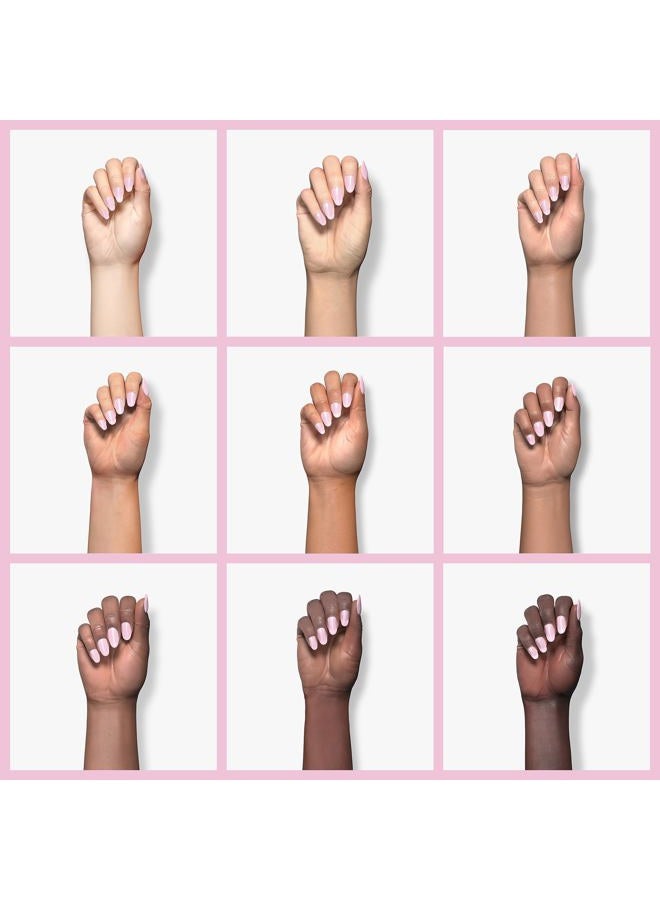 AIMEILI Soak Off U V LED Translucent Sheer Pink Gel Nail Polish - Clear Pink Nude (065) 10ml  - Image 4