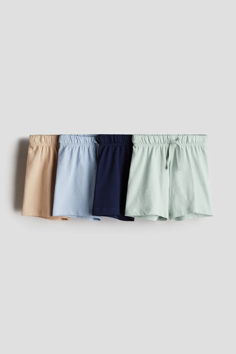 H&M 4-pack jersey shorts