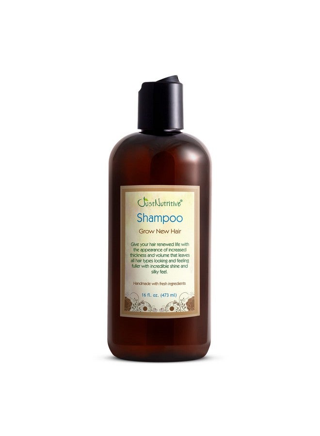 Just Nutritive Grow New Hair Shampoo ; Healthy Hair Growth ; Natural Shampoo ; For Both Men And Women ; Hair Care ; Hair Growth ; Just Nutritive ; 16 Fl Oz - Image 2