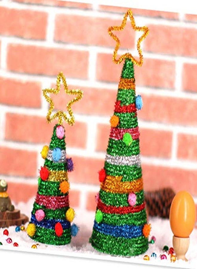 Aeyistry 290 Pcs 0.4 Inch Colorful Pompoms for Hobby,Multicolor Fuzzy Pompom Balls for Children DIY Supplies Creative Crafts Decorations - Image 5