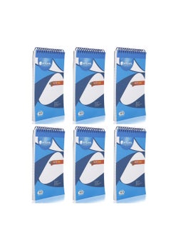 ATLAS 6-Piece Double Wire Binded Notepad 5x8 Inch Size  - Image 1