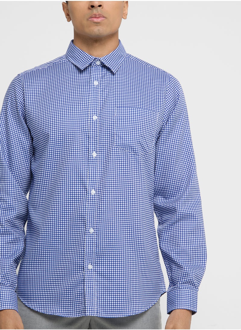 Robert Wood Long Sleeve Shirt   Single Pocket  - Image 3