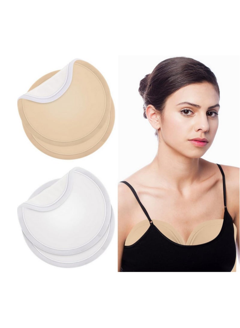 4pcs Organic Castor Oil Pack Wrap Soft Castor Oil Breast Nursing Pads Reusable Washable Compress Breast Pads For Comfort Relaxing - Image 1