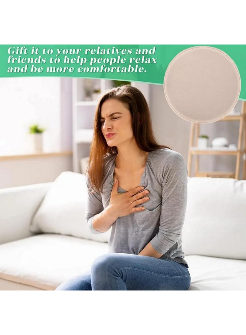 4pcs Organic Castor Oil Pack Wrap Soft Castor Oil Breast Nursing Pads Reusable Washable Compress Breast Pads For Comfort Relaxing - Image 5