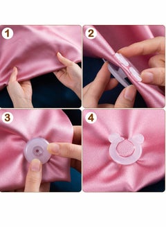 Y&D Duvet Comforter Clips, Plastic Quilt Clip Prevent Displacement, Cover Corner Fastener for Sheet Blankets (12 Pcs)  - Image 4