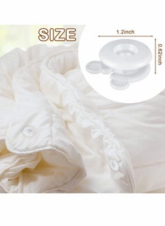 Y&D Duvet Comforter Clips, Plastic Quilt Clip Prevent Displacement, Cover Corner Fastener for Sheet Blankets (12 Pcs)  - Image 5