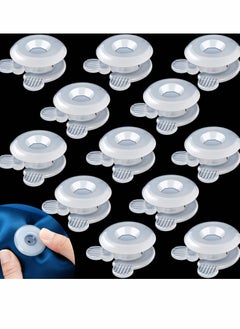 Y&D Duvet Comforter Clips, Plastic Quilt Clip Prevent Displacement, Cover Corner Fastener for Sheet Blankets (12 Pcs)  - Image 1