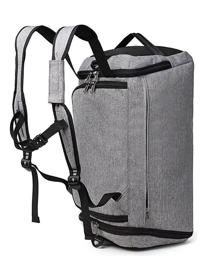 بانجي حقيبة سفر بانجي يدوية 50 لتر دافل للسفر رمـادي بسعة تخزين كبيرة - Image 5