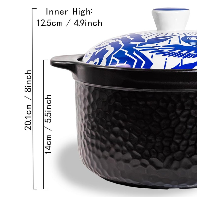 Souped Up Recipes Heavy Duty Claypot - Replaces both a dutch oven and stock pot (4.5 Quart) - Image 2