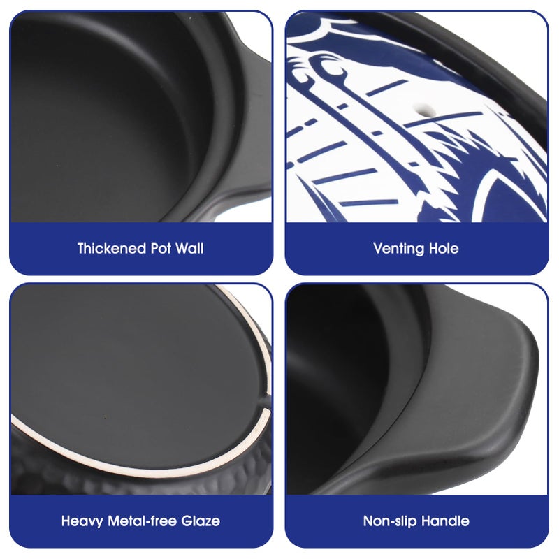 Souped Up Recipes Heavy Duty Claypot - Replaces both a dutch oven and stock pot (4.5 Quart) - Image 5