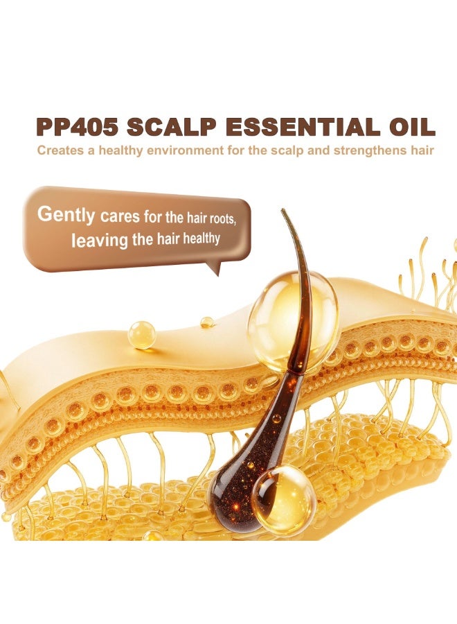 jalan PP405 Hair Care Essence Oil, SCU-405 Hair Growth Oil, Anti-Hair Loss Essence Liquid, Scalp Nourishing Oil, Damage Repair, Anti-Hair Loss, Fast Absorption and Non-Greasy (1 Piece) - Image 4