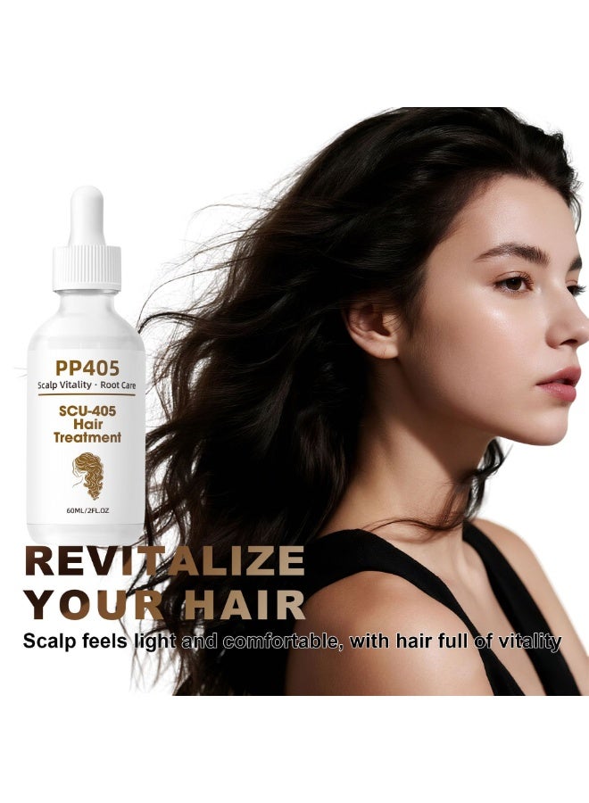 jalan PP405 Hair Care Essence Oil, SCU-405 Hair Growth Oil, Anti-Hair Loss Essence Liquid, Scalp Nourishing Oil, Damage Repair, Anti-Hair Loss, Fast Absorption and Non-Greasy (1 Piece) - Image 5