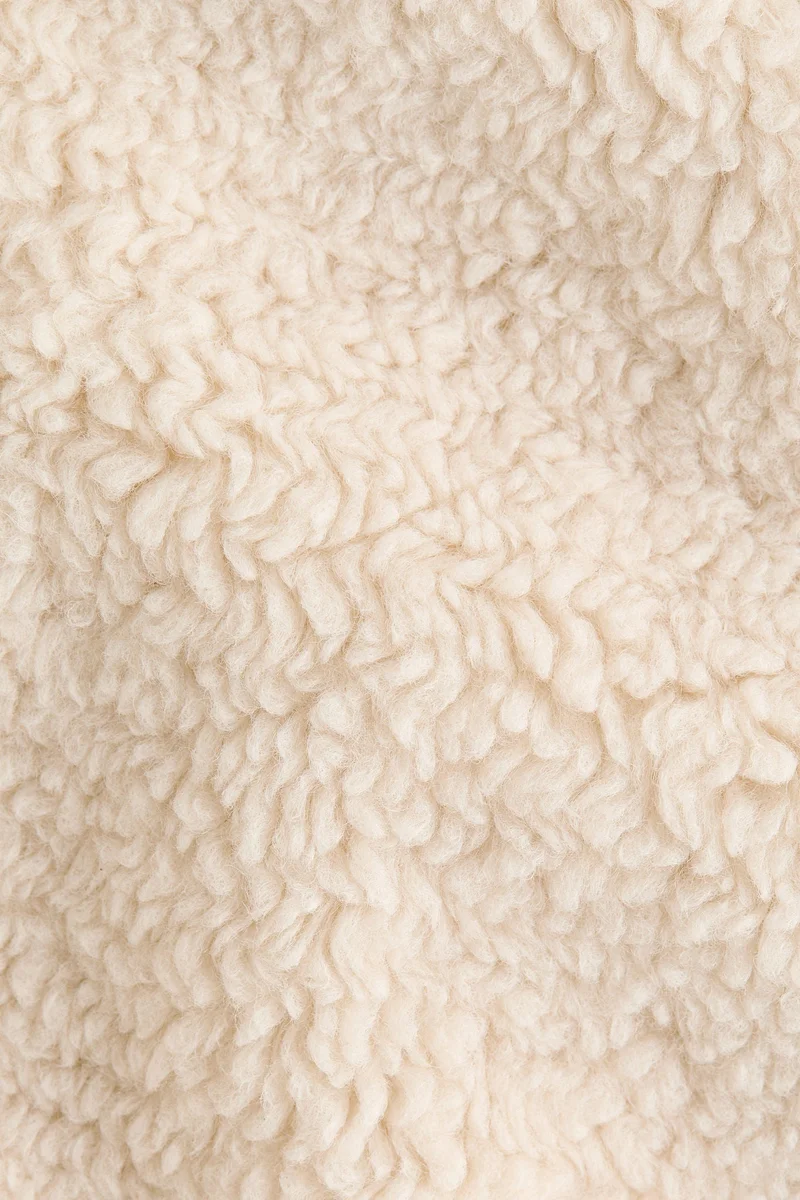 اتش اند ام جاكيت من نسيج تيدي