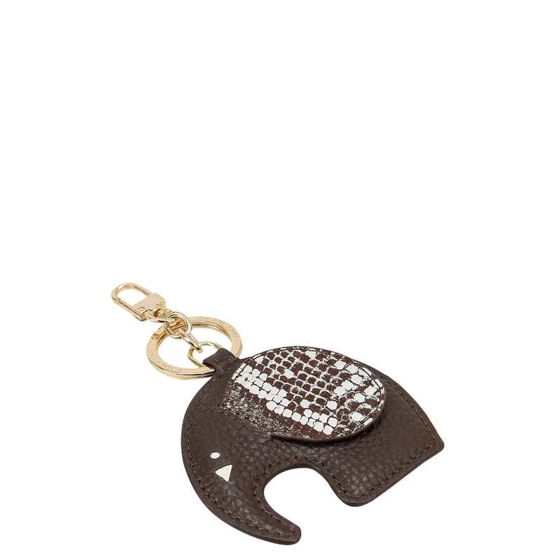 Da Milano Wax Snake Leather Bag Hanging - Chocolate