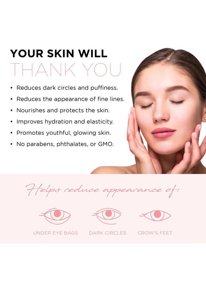 Azure Cosmetics Rose Gold Luxury Anti Aging Under Eye Pads - Lifting, Smoothing & Hydrating Eye Mask Patches - Reduces Fine Lines, Wrinkles, Dark Circles & Puffiness - Made in Korea - 5 Pairs - Image 4