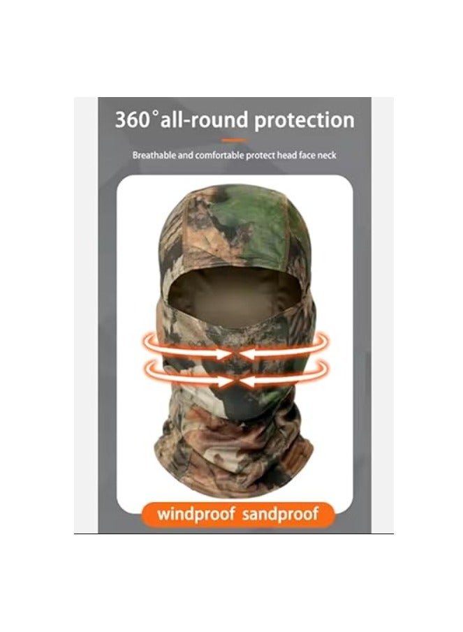 Goolsky بالاكلافا تمويهية للرياضات الخارجية، المشي وركوب الدراجات - حماية من الشمس، وشاح رأس يمتص الرطوبة، قماش بوليستر محبوك - Image 4