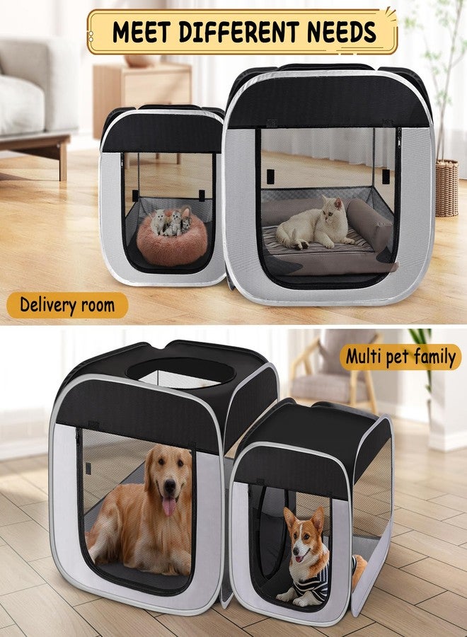 Tailtastic Large Cat Playpen with Separate Areas,Outdoo&Indoor Cat Enclosures,Portable Pet Playpen for Indoor Cats,Puppy and Small Animals, Dog Playpen with Carrybag. - Image 4