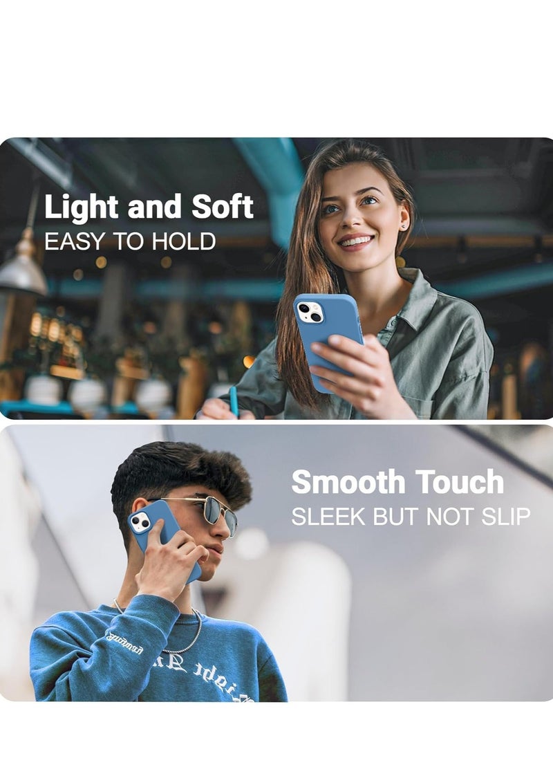 Raxoom ELTRAZONE Silicone Case Designed Compatible With iPhone 13 Plus Case, Ultra Slim Shockproof Protective Liquid Silicone Phone Case with Soft Microfiber Lining Anti-Scratch Lightweight - Image 1