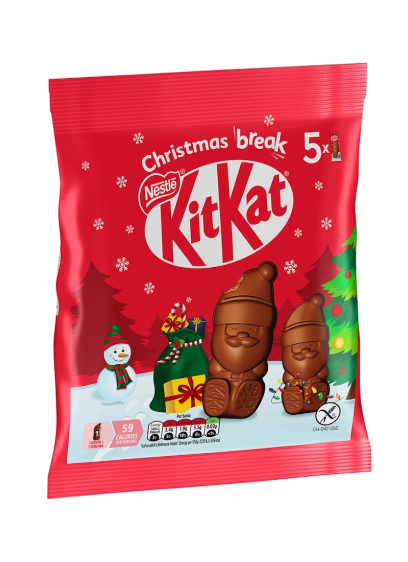 KitKat Mini Santa Chocolate Pouch 55g - Image 3