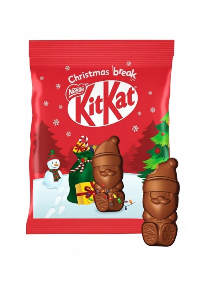 KitKat Mini Santa Chocolate Pouch 55g - Image 1