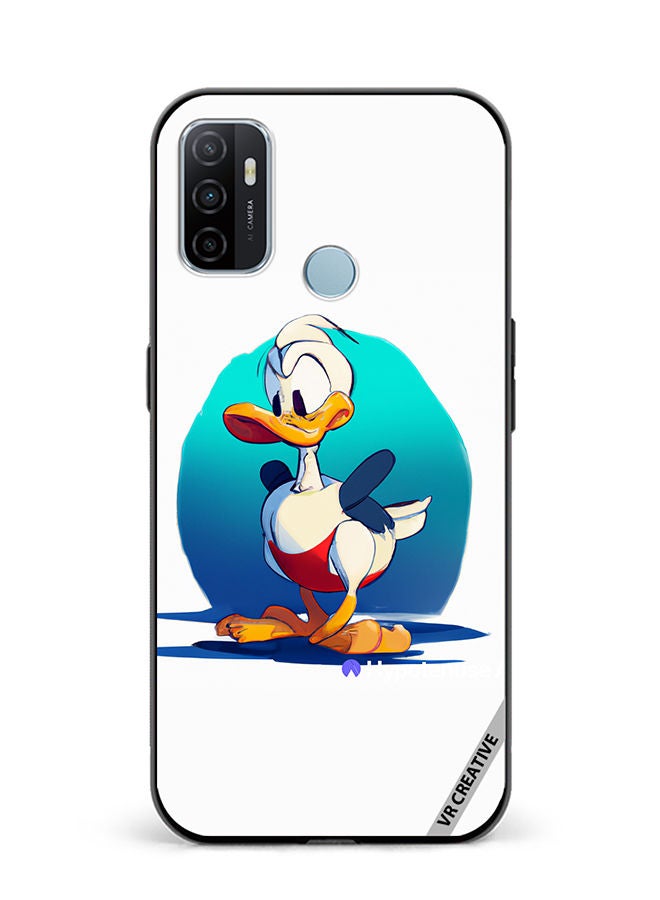 VR CREATIVE Protective Case Cover For Oppo A53 Donald Duck Design Multicolour - Image 1