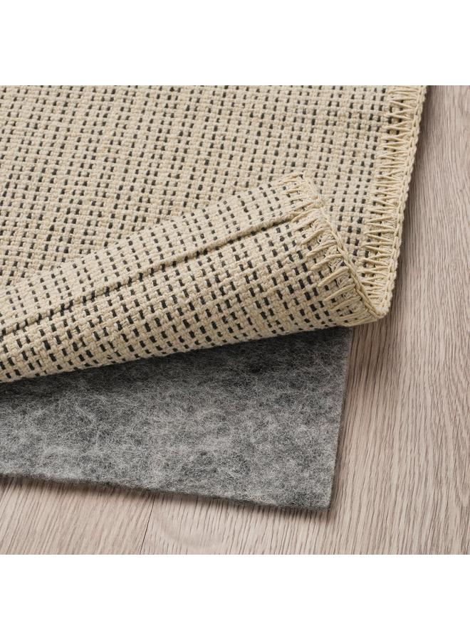 erorex Rug, flatwoven, natural/black, 50x80 cm - Image 4