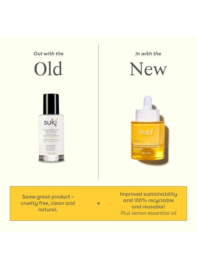 suki Hyaluronic Acid Milk Serum, Anti Aging Face Serum Improves Skin Texture and Hydrates Skin, 1 Fl Oz - Image 2