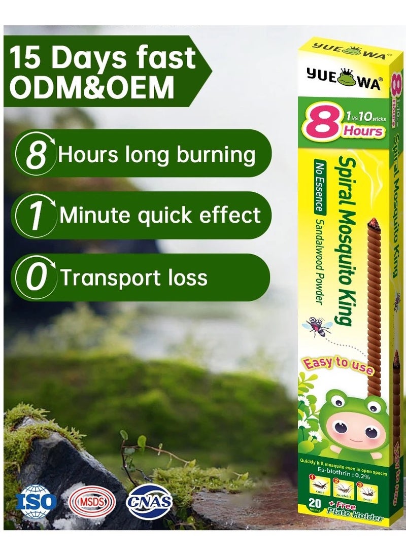 yuewa Spiral Natural Mosquito Incense Stick Effective Repellent  - Image 4