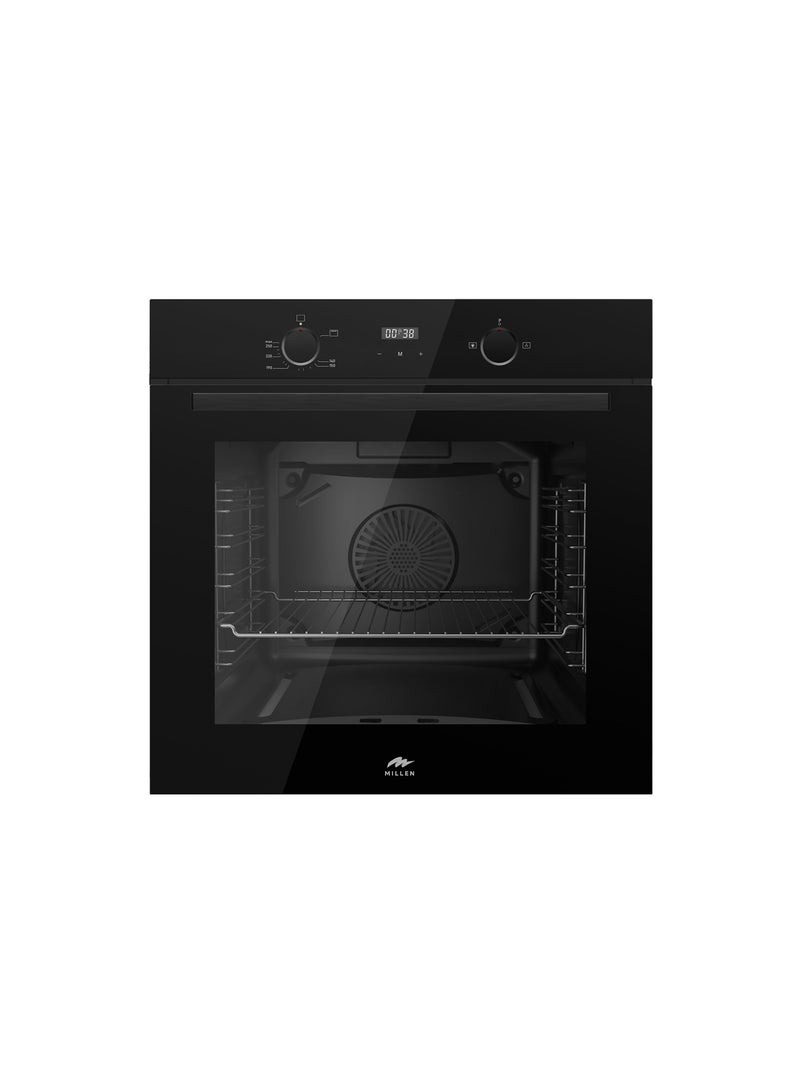 MILLEN 60cm Built In Gas Oven, 69L - 3Y Warranty, Double German SCHOTT glass, MGO 602 BL Black - Image 2