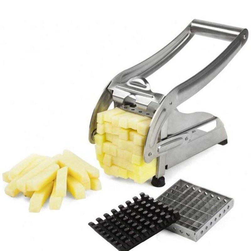 Home Stuffs Stainless Steel Home French Fries Potato Chips Salad Chipser Strip Cutting Cutter Machine Maker Slicer Chopper Dicer - Image 2