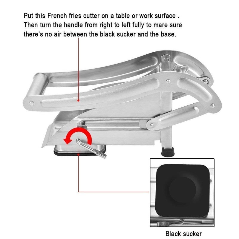 Home Stuffs Stainless Steel Home French Fries Potato Chips Salad Chipser Strip Cutting Cutter Machine Maker Slicer Chopper Dicer - Image 4