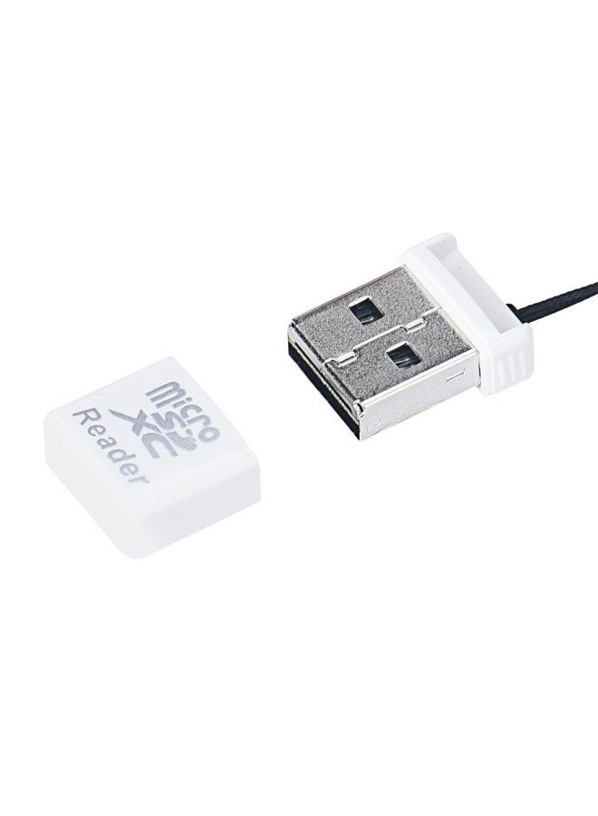 Cotchear White Computer Card Reader Mini Super Speed USB 2.0 Micro SD/SDXC TF Card Reader Adapter Gifts Wholesale Drop Shipping - Image 1