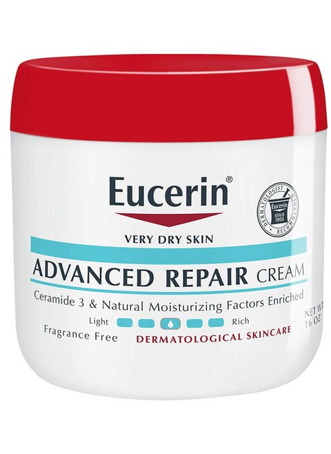 Eucerin Natural Moisturizing Advanced Repair Cream White 16ounce