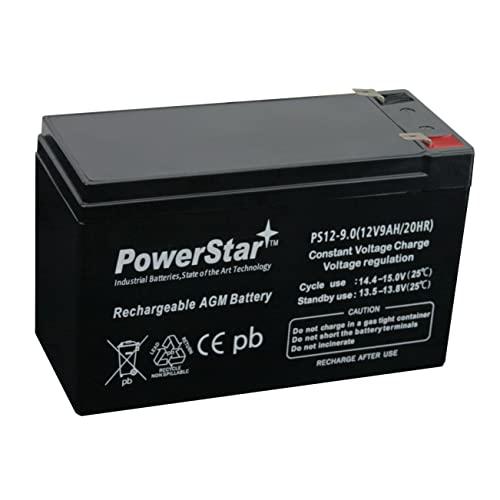 PowerStar PS12-9.0 12V 9AH Sealed Lead Acid AGM Battery Maintenance Free - Image 1