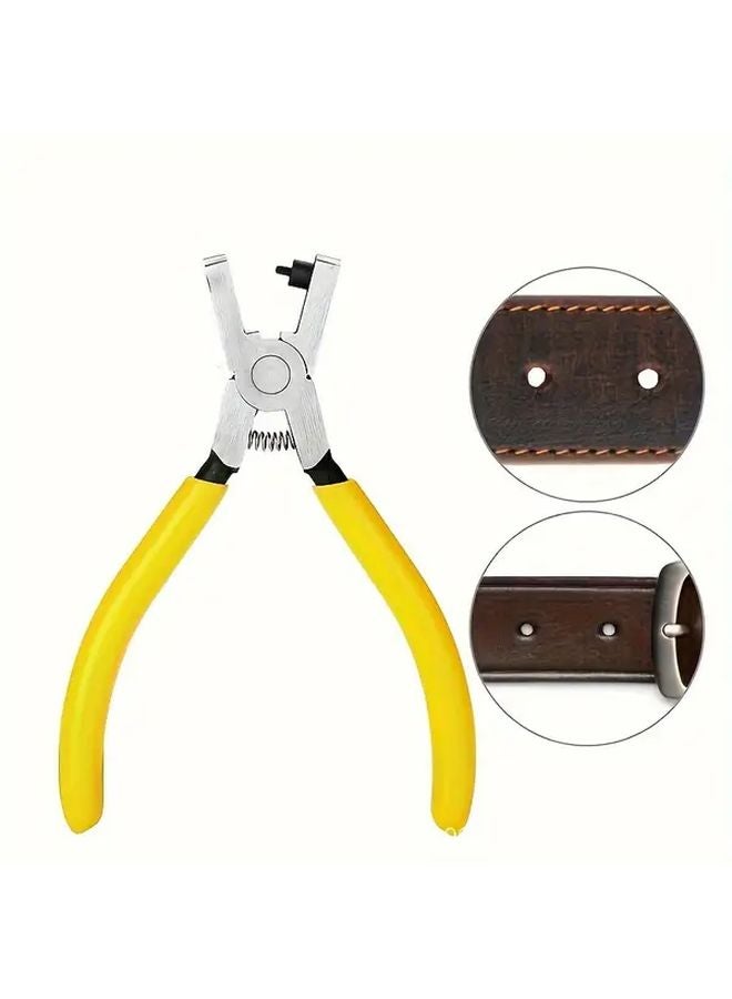 Heavy Duty Manual Leather Punch Tool 2mm Carbon Steel Ergonomic Handle 1pc - Image 2