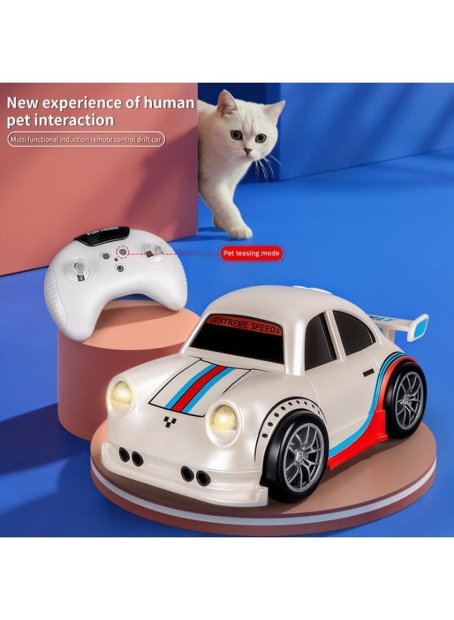 Four-Wheel Desktop Mini RC Drift Car for Kids | 2.4GHz High-Speed Electric Remote Control Car with Hand Gesture Induction, Follow & Escape Modes - Image 5