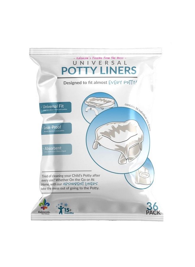 Kalencom 36 Count Universal Potty Liners Compatible With Oxo Tot 2 In 1 Go Potty And Potette Plus. Generous Dimension Fits Most Standard Potties. - Image 2