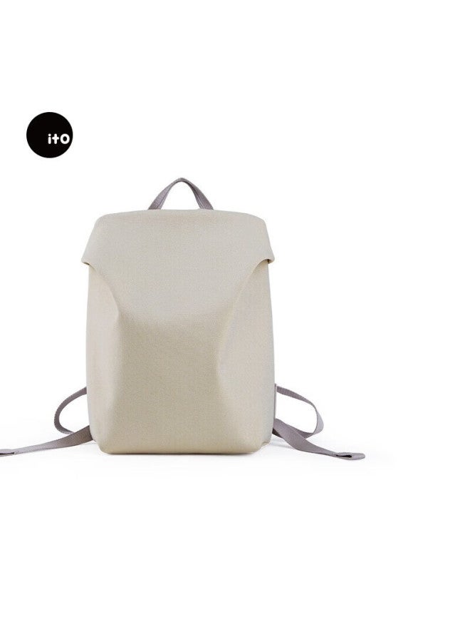 Ito Luggage Travel Bag, Women's Backpack, Laptop Bag, College Student Bookbag, Rock White, 18 Liters - Image 1