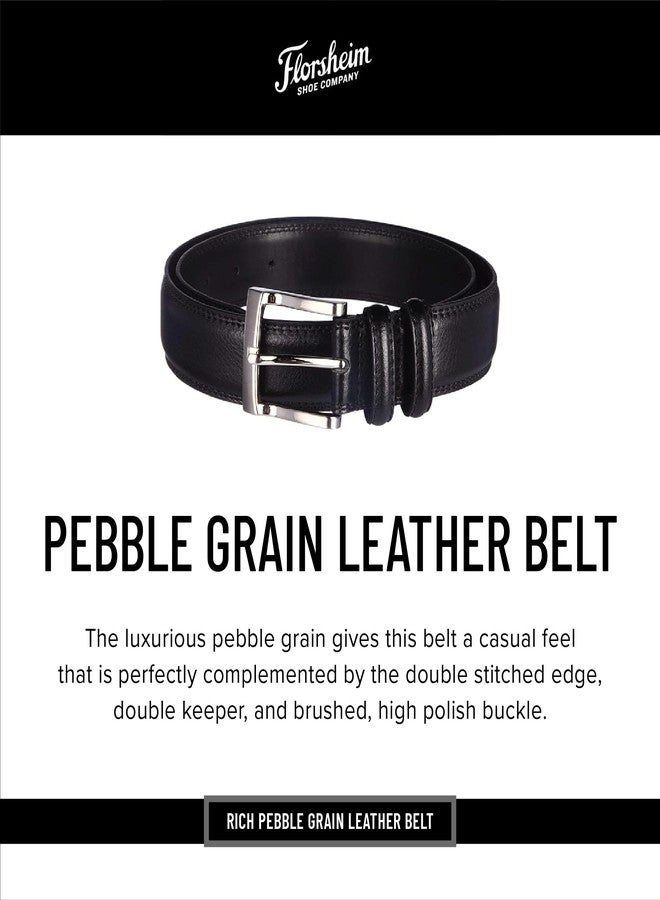 Florsheim 32mm Pebble Grain Leather Belt - Image 2