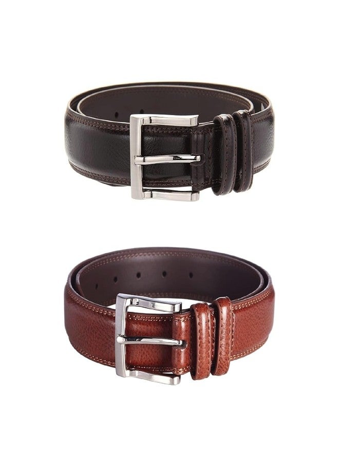 Florsheim 32mm Pebble Grain Leather Belt - Image 5