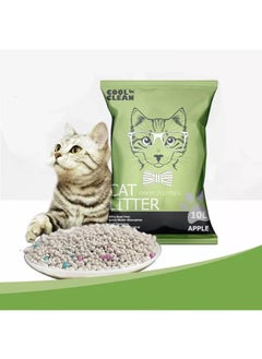 Cool Clean Clumping Cat Litter Minerals Litter Sand It'S Fast Clumping And Highly Absorbent Nature Ensures Your Cat To Come Back To Its Cat Litter Box With Comfort Apple 10 Liter