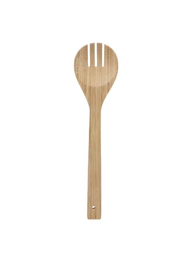 Five Simply Smart 2-Piece Durable Bamboo Salad Servers Brown 1.3 x 7.5 x 30 cm 151490 - Image 2