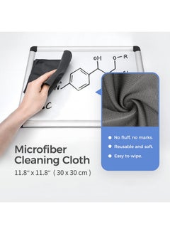 Loukin Nontoxic Whiteboard Cleaner 17Oz Dry Erase Board Cleaner Lowodor Whiteboard Cleaning Spray With Cloth Removes Stubborn Marks From Whiteboards Chalkboard  - Image 5