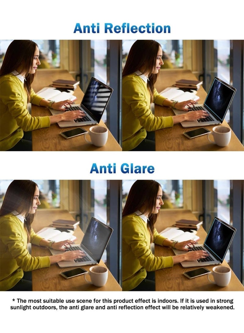 VIUAUAX 2-Pack 17.3 inch 16:9 Anti Blue Light Matte Laptop Screen Protector, Compatible with 17.3” HP/Lenovo/Acer/ASUS/MSI Laptop, Anti Glare Anti Scratch.Anti-blue light and anti-glare film - Image 3