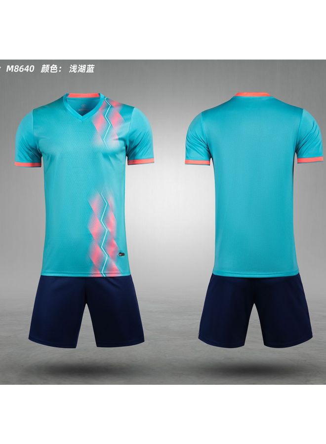 Customized Jersey Half-sleeved School Team Football Jersey Customization Supports Customized Orange Quick-drying Children's Training Clothing