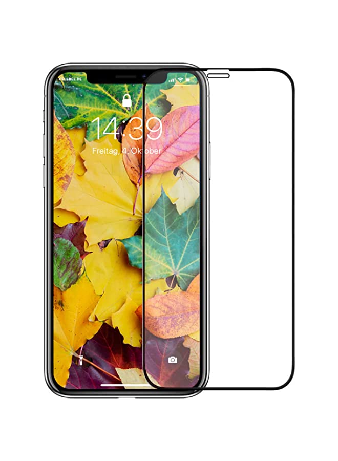 IAF iPhone 11 PRO Screen Protector, [9H Anti-scratch] Premium 5D Curved Edge Full Coverage Tempered Glass Screen Protectors for iPhone 11 PRO/X/XS 5.8" Film [Compatible Face ID] 